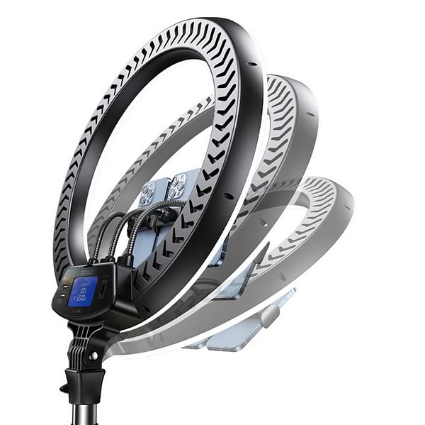 Фото - Кільцева лампа RTAKO AR-GTB01-22S 22'' digital display Right Light (6942063218616)