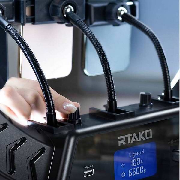 Фото - Кільцева лампа RTAKO AR-GTB01-18S 18'' digital display Ring Light (6942063218661)