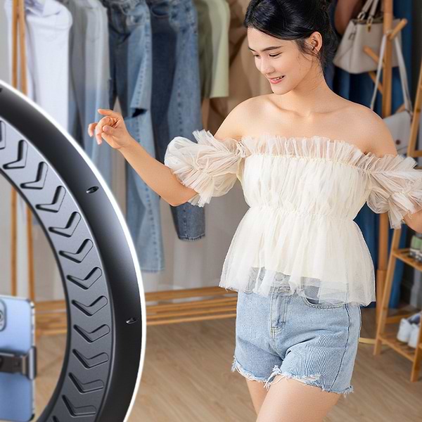 Фото - Кільцева лампа RTAKO AR-GTB01-18S 18'' digital display Ring Light (6942063218661)