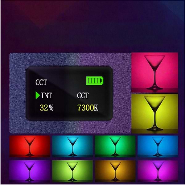 Фото - Студийный свет RTAKO RDJ-03 Pocket RGB photography fill Light (6942063222873)