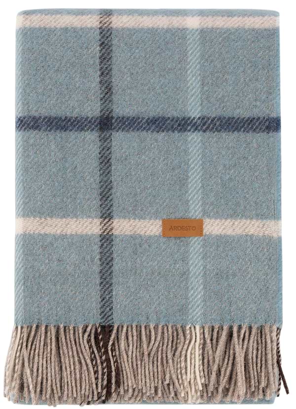 Фото - Плед полуторний Ardesto Leonardo Alpina 140x200 см блакитний (ART0704LM)