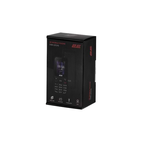 Фото - Мобільний телефон 2E S180 2024 Black