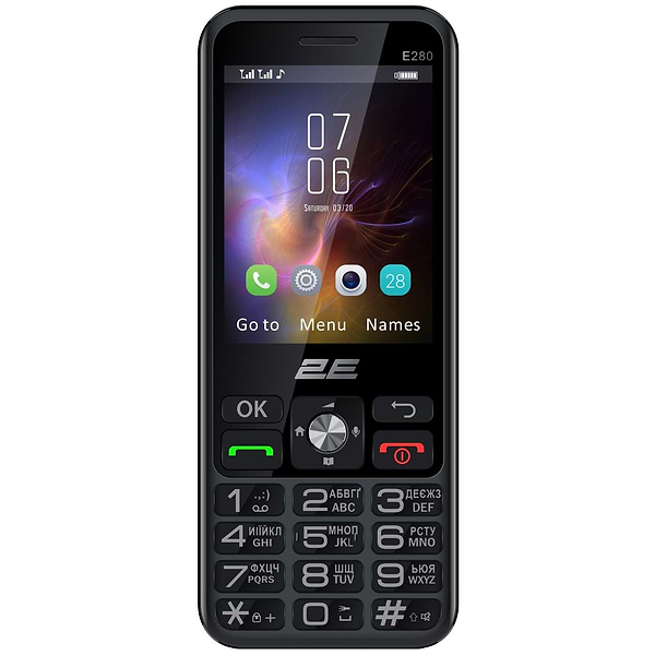 Фото - Уцінка - Мобільний телефон 2E E280 2025 Black