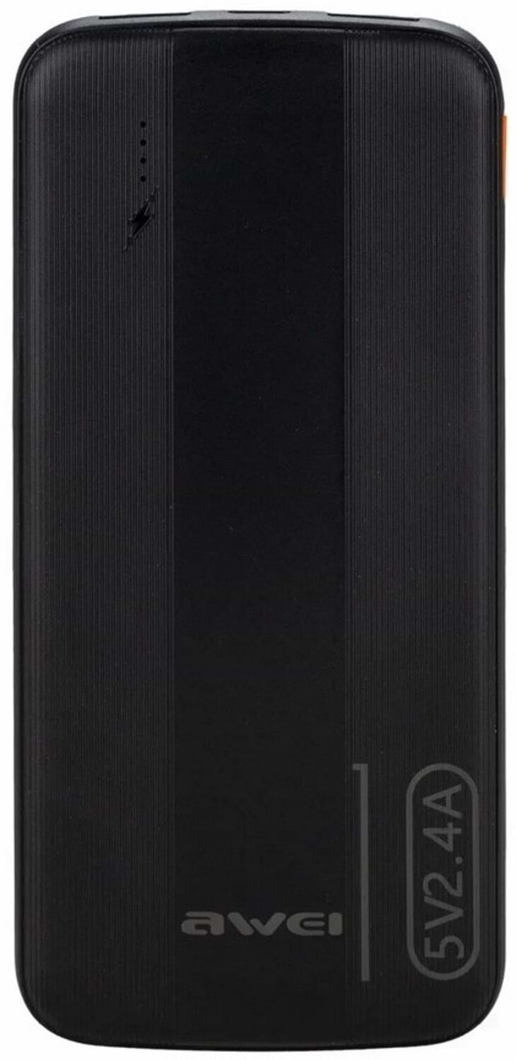 Батарея мобільна Awei P20K 10000mAh 
Black (6954284009744)