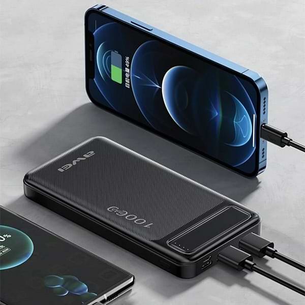 Фото - Батарея мобильная Awei P5K 10000mAh 2.1A Black 2xUSB (6954284094009)