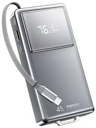 Батарея мобильная Remax 45W 20000mAh FCP-30 Tarnish (6954851250913)