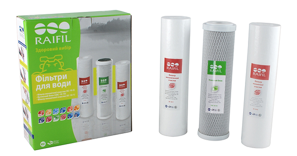 Фото - Картридж системы обратного осмоса Ecosoft Raifil 1-2-3 GREEN (RAIFILOSMOSGREEN)