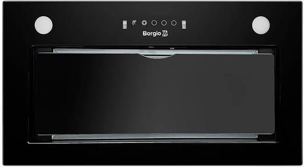 Фото - Витяжка вбудована Borgio BBM (TR) 5850 BLACK GLASS MS 850