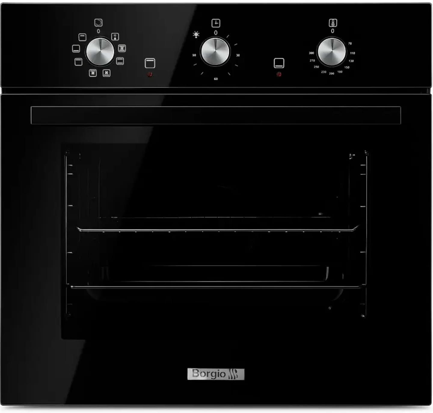 Духовой шкаф Borgio OFT 208.02 Black Glass - Фото 1