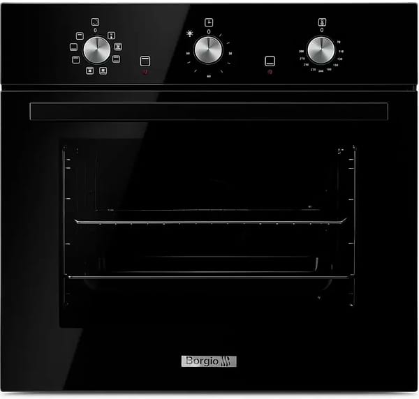 Фото - Духова шафа Borgio OFT 208.02 Black Glass