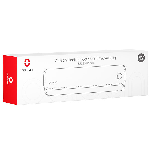 Фото - Дорожній футляр для електричної зубної щітки Oclean Toothbrush Travel Case Grey New SOFT (6970810553406)