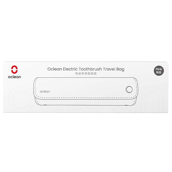 Фото - Дорожній футляр для електричної зубної щітки Oclean Toothbrush Travel Case PINK New SOFT (6970810553413)