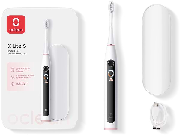 Фото - Зубная щетка электрическая Oclean X Lite Set Grey (6970810556414)