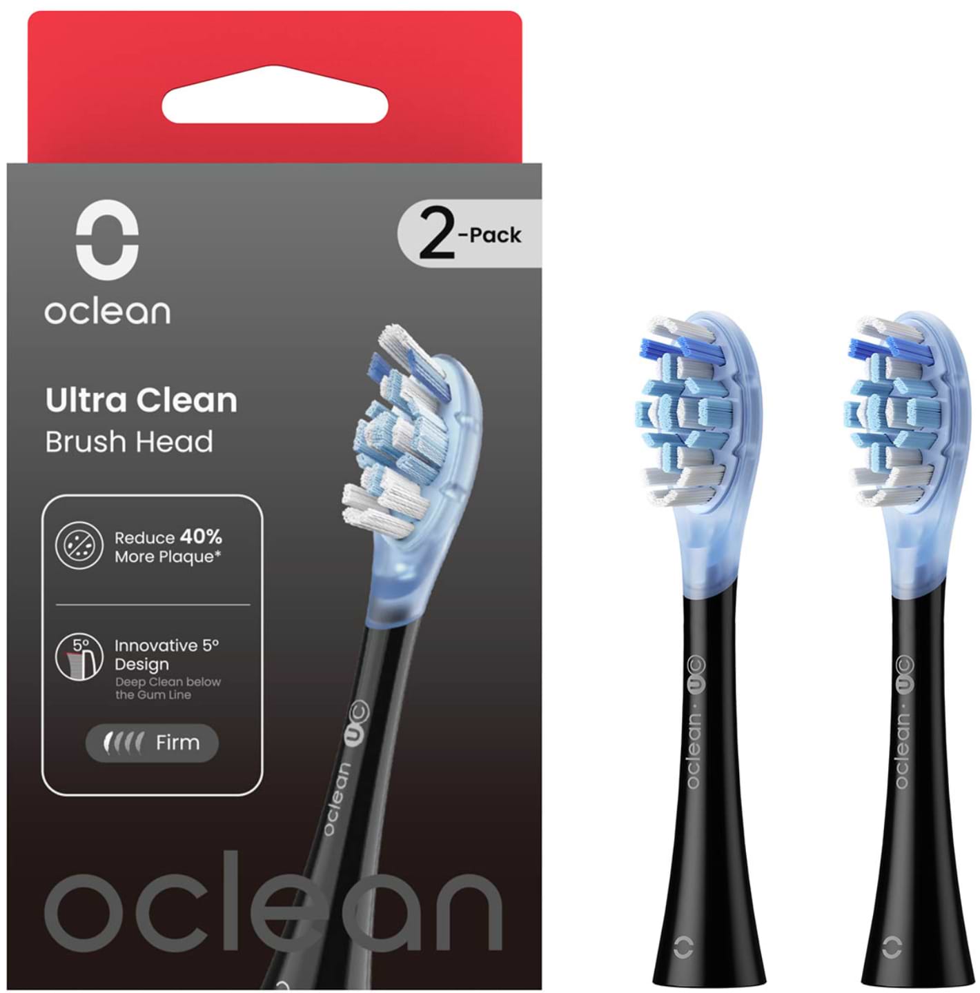 Насадка для зубной щетки Oclean Ultra White UW03 2 шт. (6970810556995) - Фото 1