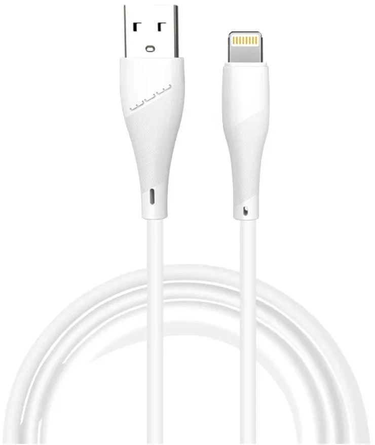 Кабель WUW X196 USB Lightning 2,4А White (6972573335596)