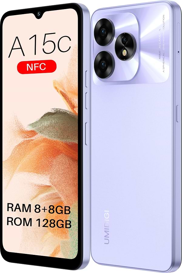 Фото - Смартфон Umidigi A15C (MP34) 8/128GB Purple