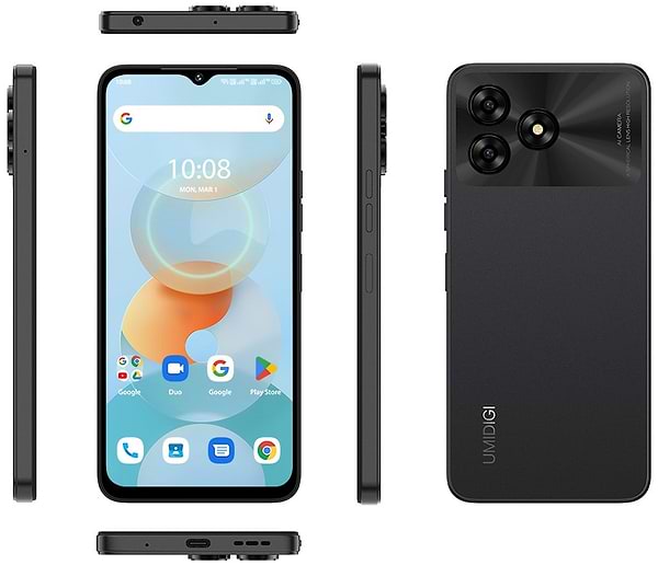 Фото - Смартфон Umidigi G5A (MP38) 4/64GB Black