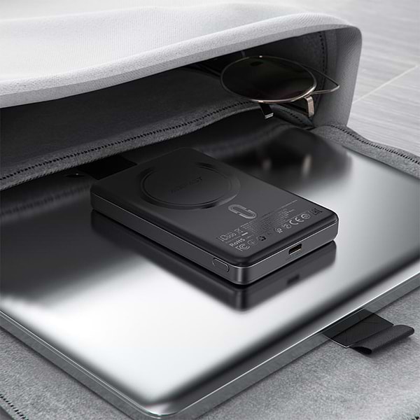 Фото - Батарея мобильная AceFast Magnetic Wireless 10000mAh 20W PD (6974316283393)