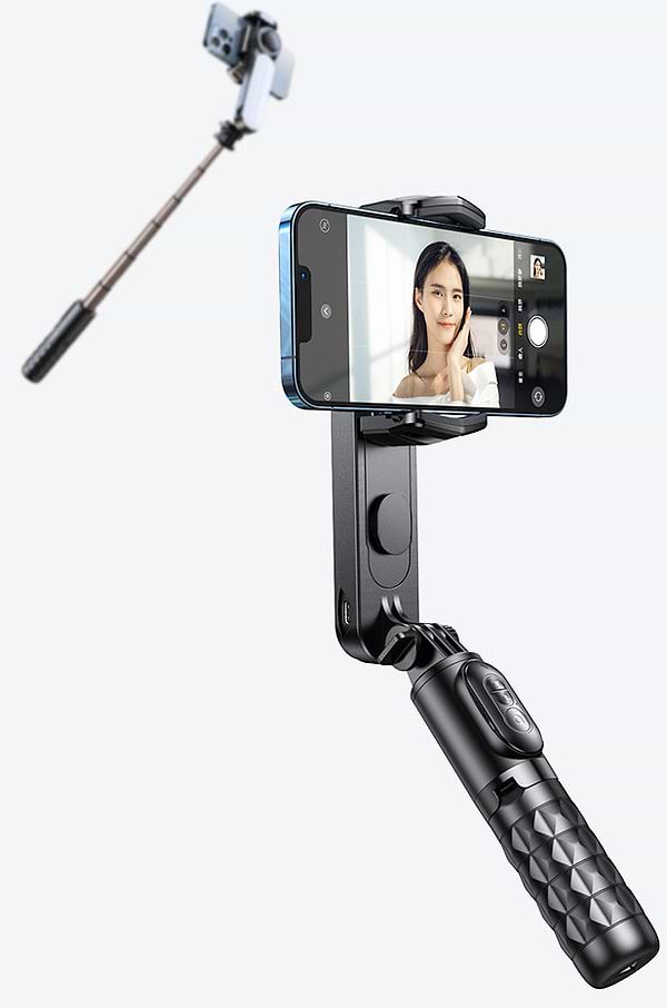 Фото - Стедікам RTAKO Q09 Mini Electric  Gimbal Stabilizer with AR Detach Black (6975068272314)