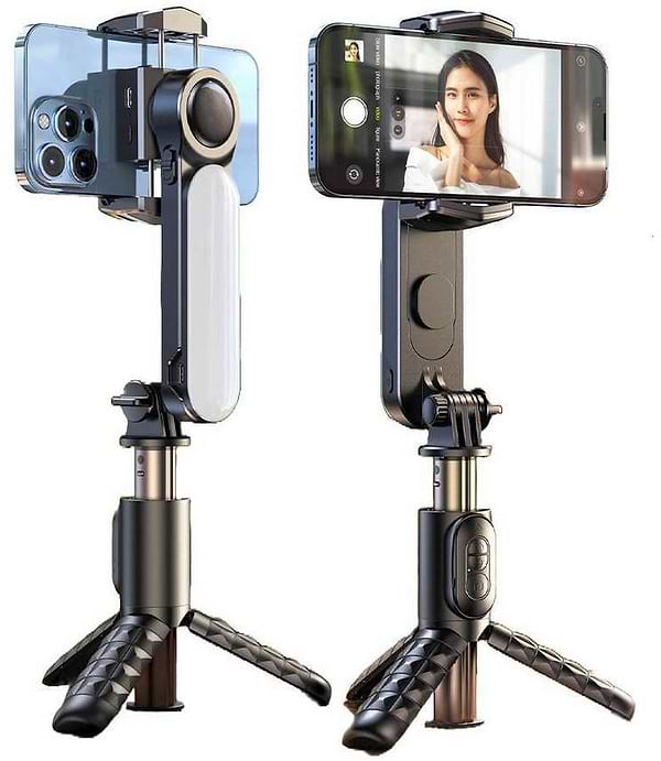 Фото - Стедікам RTAKO Q09 Mini Electric  Gimbal Stabilizer with AR Detach Black (6975068272314)