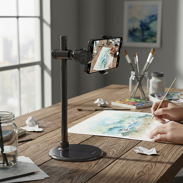 Фото - Підставка для мобільного пристрою RTAKO XGZB-01 Multi-Function Adjustable Phone stand with round Base (6975523000292)