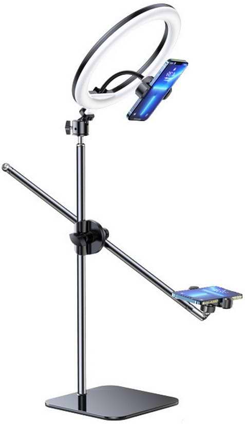 Фото - Набор для блогера RTAKO ZJ-FP02 QUADRANGULAR BAS E OVERHEAD BRACKET (6975523007277)