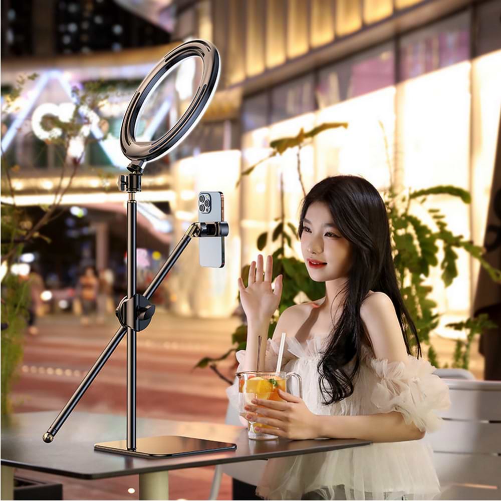 Фото - Набор для блогера RTAKO ZJ-FP02 QUADRANGULAR BAS E OVERHEAD BRACKET (6975523007277)