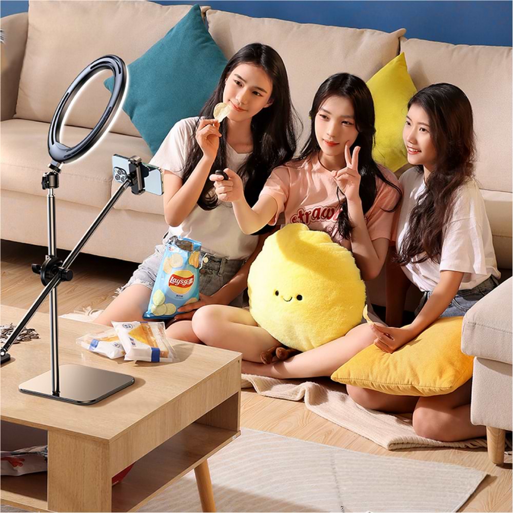 Фото - Набор для блогера RTAKO ZJ-FP02 QUADRANGULAR BAS E OVERHEAD BRACKET (6975523007277)