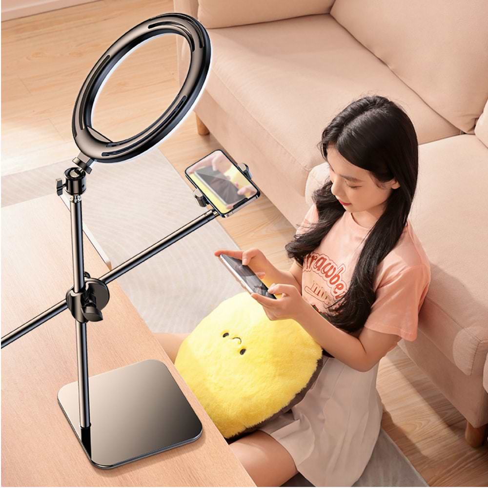 Фото - Набор для блогера RTAKO ZJ-FP02 QUADRANGULAR BAS E OVERHEAD BRACKET (6975523007277)