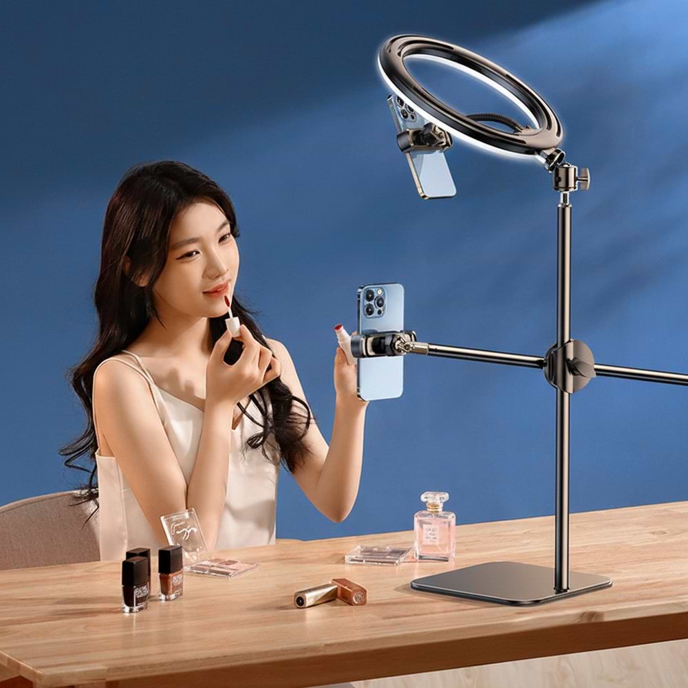 Фото - Набор для блогера RTAKO ZJ-FP02 QUADRANGULAR BAS E OVERHEAD BRACKET (6975523007277)