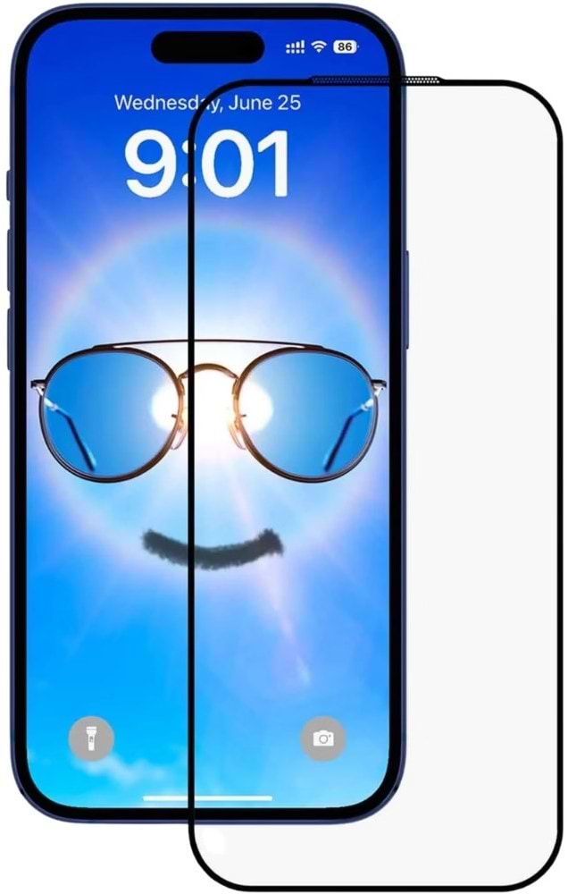 Защитное стекло для смартфона Anank 2.5D Anti-Reflection Glass for iPhone 17 Pro Max (6975593907620)