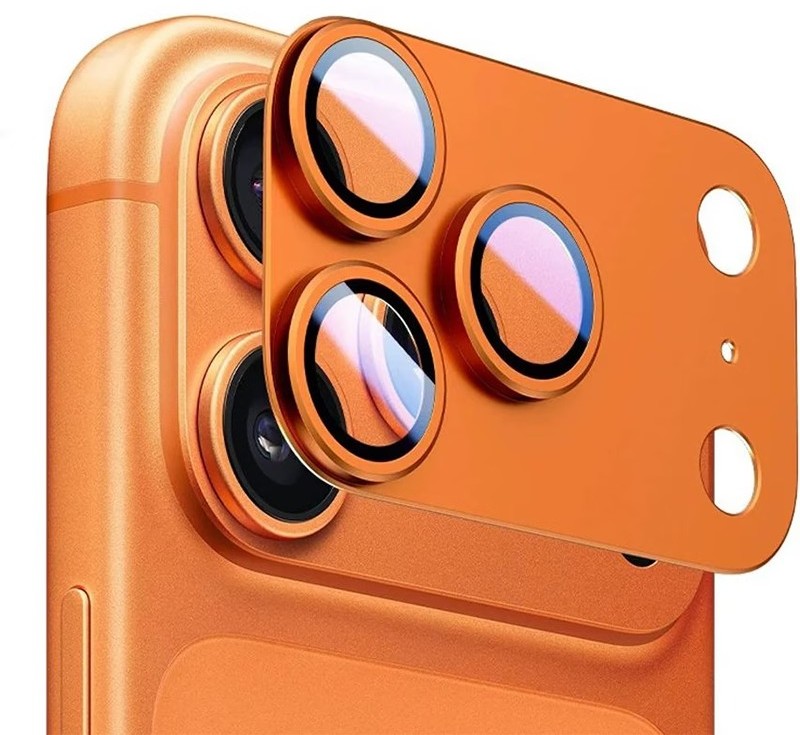 Защитное стекло для смартфона Anank All-in-One Camera Guard Cosmic Orange for iPhone 17 Pro Max (6975593908023)