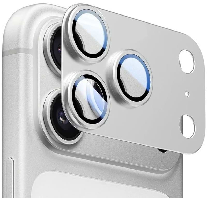 Защитное стекло для смартфона Anank All-in-One Camera Guard Silver for iPhone 17 Pro (6975593908016)