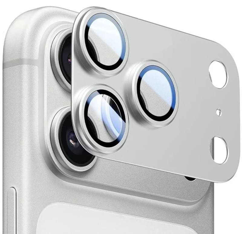 Защитное стекло для смартфона Anank All-in-One Camera Guard Silver for iPhone 17 Pro Max (6975593908047)