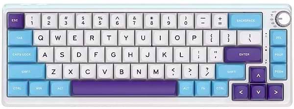 Фото - Клавіатура бездротова ігрова KZZI K68 Pro Wireless Keyboard UA\ENG Blue Sea (6977534870468)