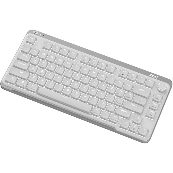 Фото - Клавіатура бездротова ігрова KZZI I75 Wireless Keyboard UA\ENG (Red Switch) Grey (6977534870635)