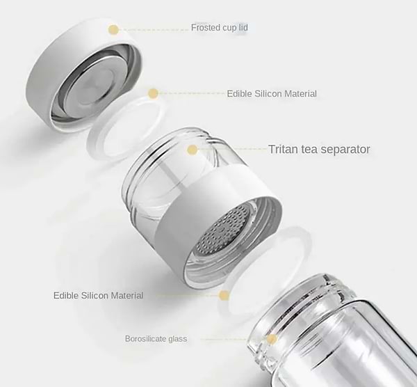 Фото - Термос QUANGE Intelligent Tea Separator Cup White (SJ020501)