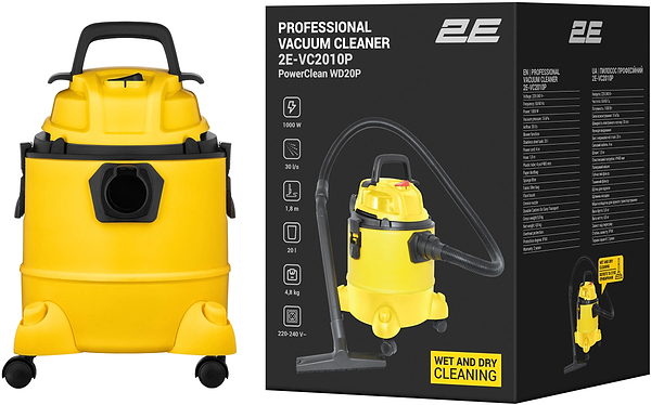 Фото - Пылесос моющий с контейнером 2E PowerClean 20P (2E-VC2010P)