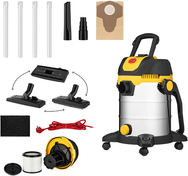 Фото - Пылесос моющий с контейнером 2E PowerClean 20S (2E-VC2012SSD)