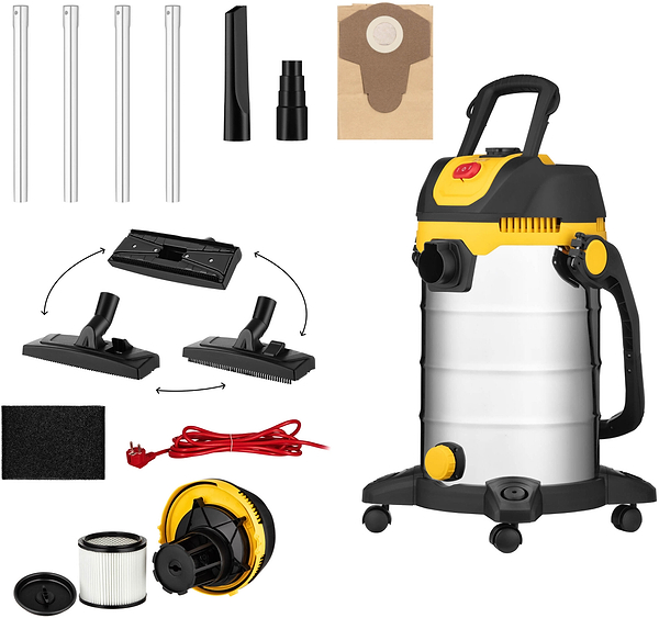 Фото - Пылесос моющий с контейнером 2E PowerClean 30S (2E-VC3012SSD)