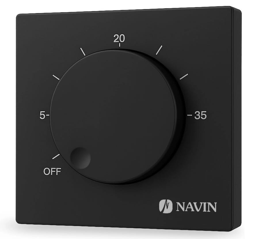 Терморегулятор Navin EH84BM-16A Black (24-660171-0240)