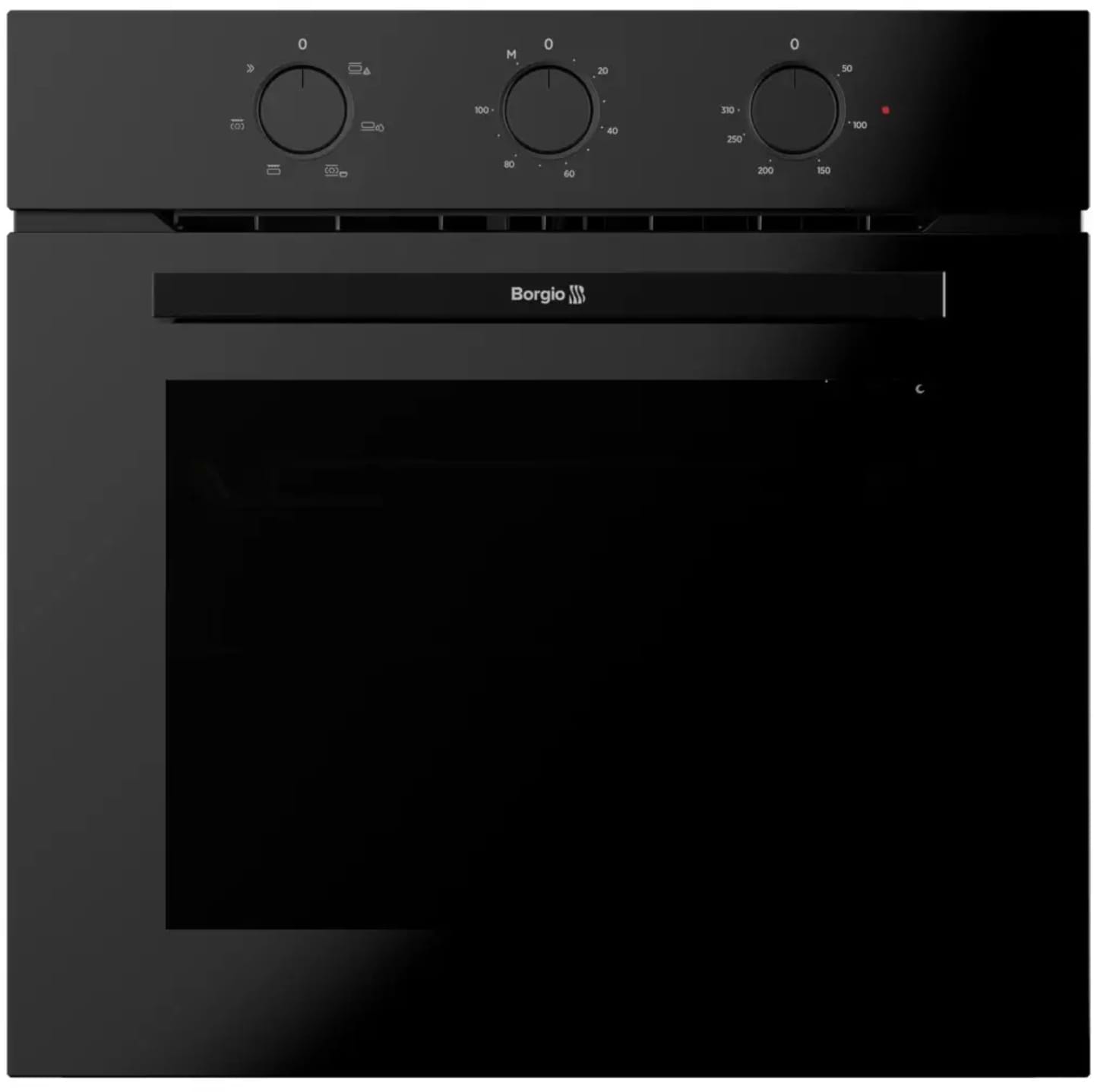 Духовой шкаф Borgio OBS 206.01 P Black Glass - Фото 1