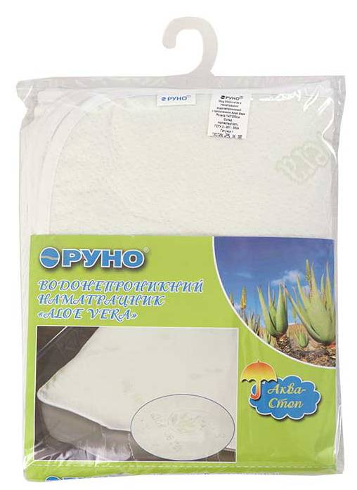 Фото - Наматрацник Руно водонепроникний 120х200 (699Aloe Vera)