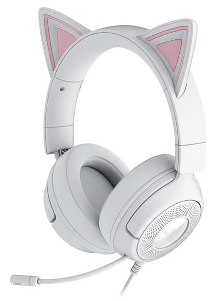 Гарнітура дротова ігрова Razer Kraken Kitty V3 X mini-jack 1.3м White (RZ04-05350300-R3M1)