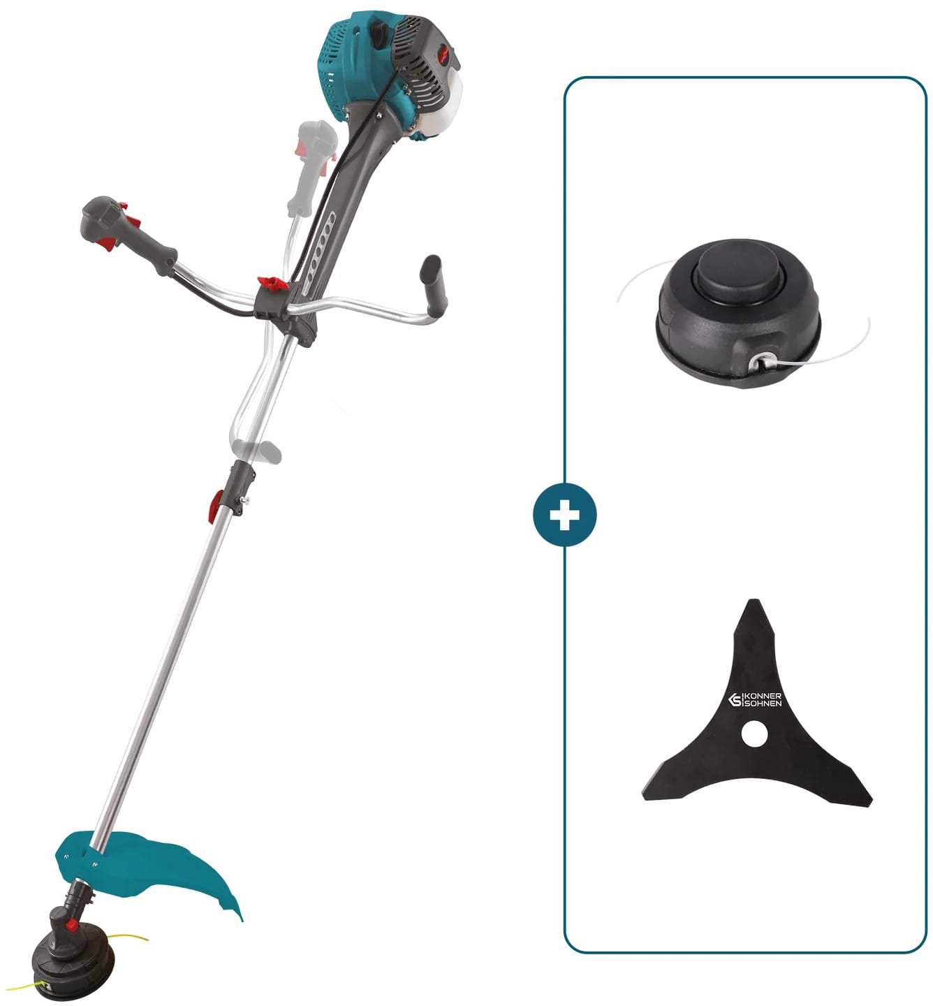 Триммер садовый Konner&Sohnen KSBC19G-2T