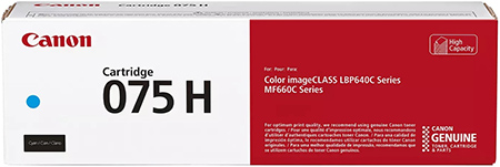 Картридж-тонер Canon for 075H MF664Cdw/MF667Cdw/LBP646Cdw/LBP647Cdw Cyan (6368C002)