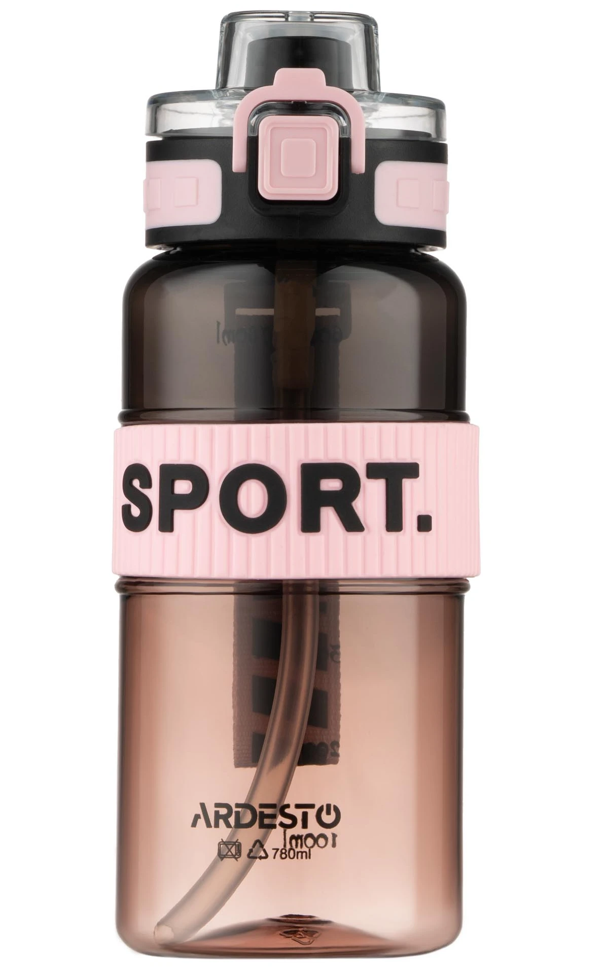 Пляшка для води Ardesto Gradient 780 мл Pink (AR2278GP)