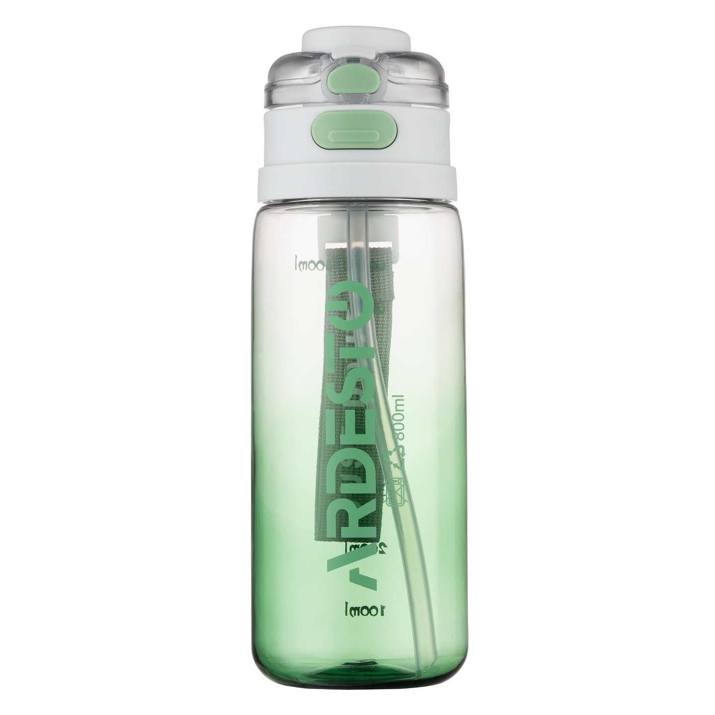 Пляшка для води Ardesto Gym 800 мл Green (AR2280GE)