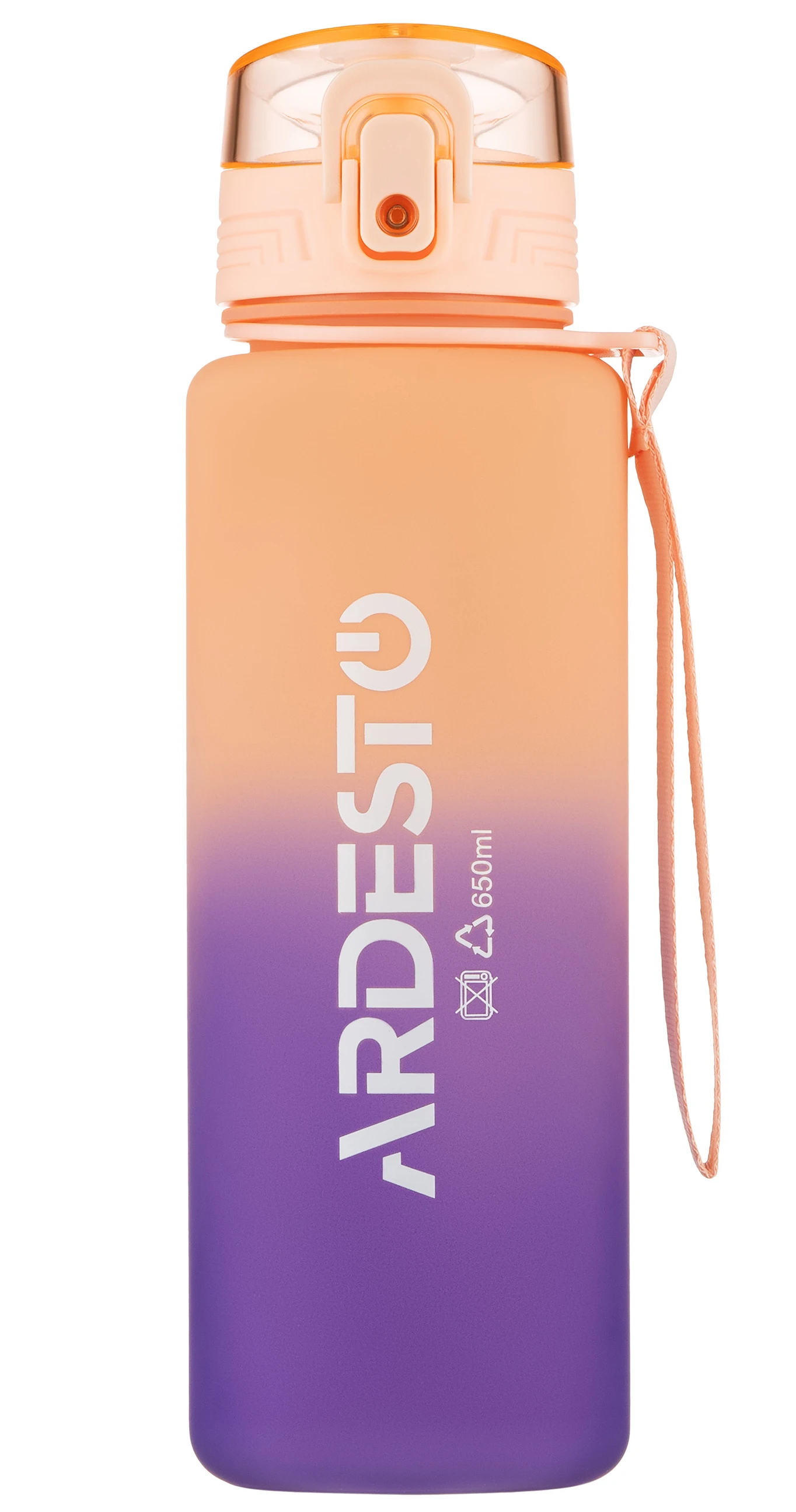 Пляшка для води Ardesto Travel 650 мл Pink (AR2265TP)
