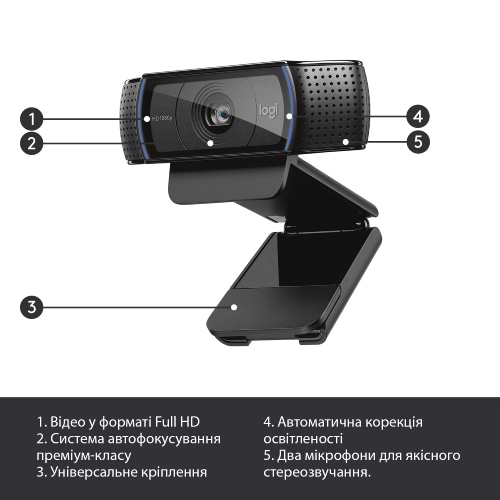 Фото - Веб-камера Logitech C920 HD PRO
